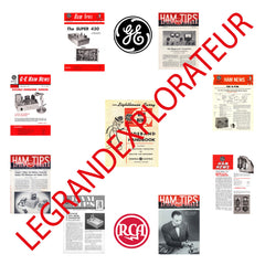 GE Ham News & RCA Ham Tips  Ultimate Collection (215 PDF Manuals on DVD)