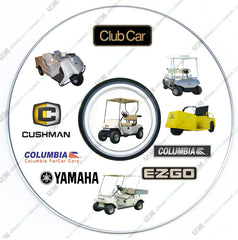 Ultimate Club Car Columbia ParCar Golf Car Cart Service Workshop Manual s on DVD