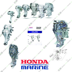 Honda Marine Outboard  Ultimate Workshop Repair, Service Manuals on DVD