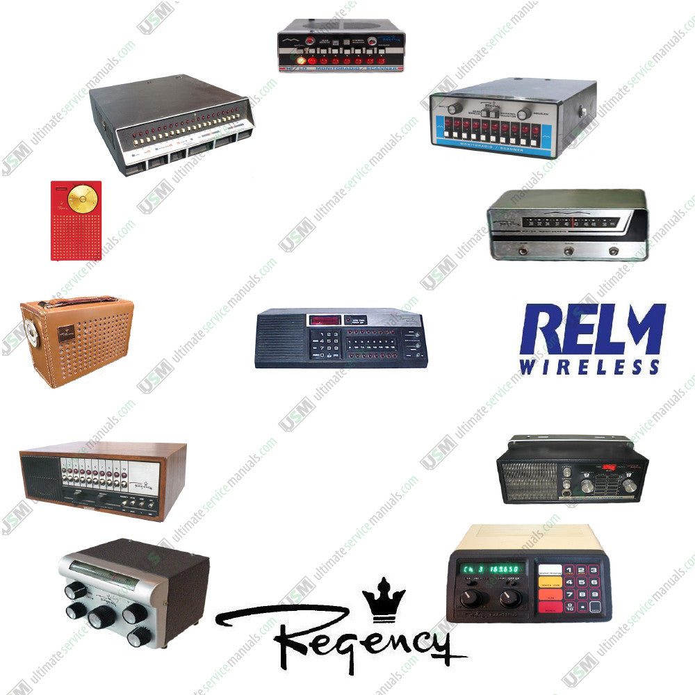 Relm Regency Regency RELM Ultimate UHF/VHF CB Radio repair service & owner manuals ...