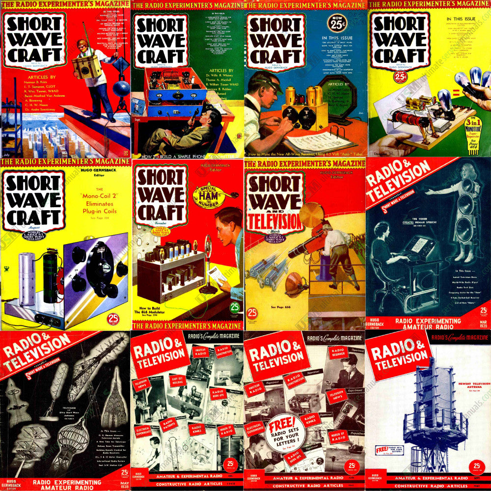 Ultimate Short Wave Craft Magazines Collection (126 pdfs on DVD