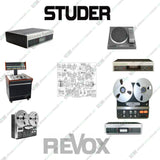 STUDER  REVOX  Ultimate  repair service manuals & schematics  (PDFs on DVD)